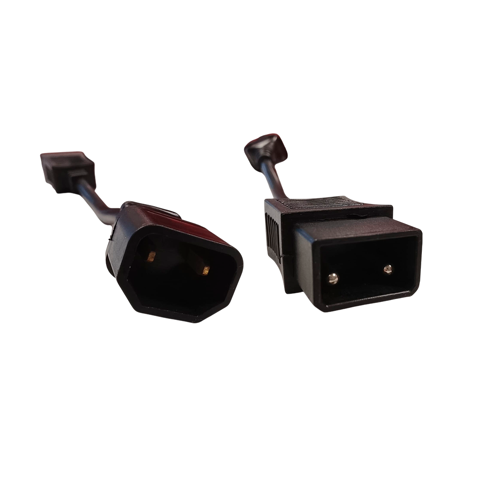 Cabo adaptador (ficha 2 PIN para ficha 3 PIN) - Neovolt (Eco-Volt)