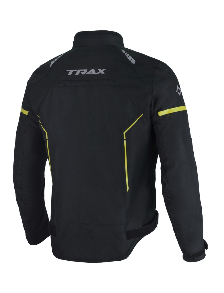 TRAXMOTO: Casaco Reflex Black/Neon- Homem