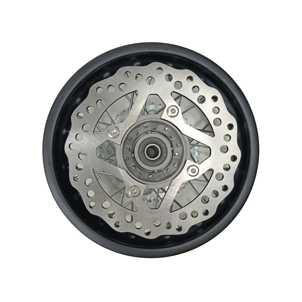 Jante traseira completa 10" eixo 15mm - YCF / Pitbike