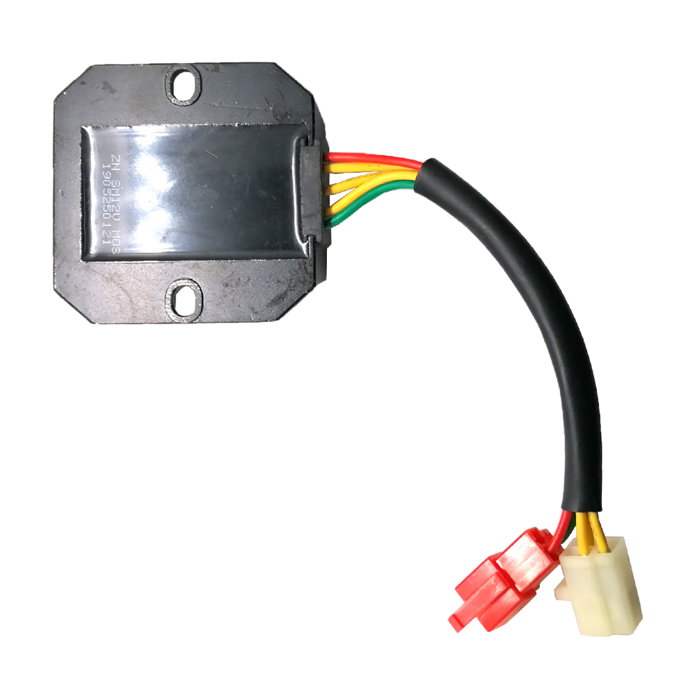 Rectificador (5 fios / 2 amarelos)(EURO 4), NECO (AZZURO 125 / BORSALINO 125) GY6 125 152QMI EFI