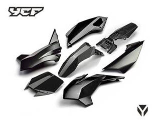 Kit - Carenagem (Completa) (preto), PILOT/FACTORY ›2016 YCF / Pitbike