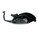Escape Completo (c/ chapa preta) - Neco (AZZURO 125 EFI)