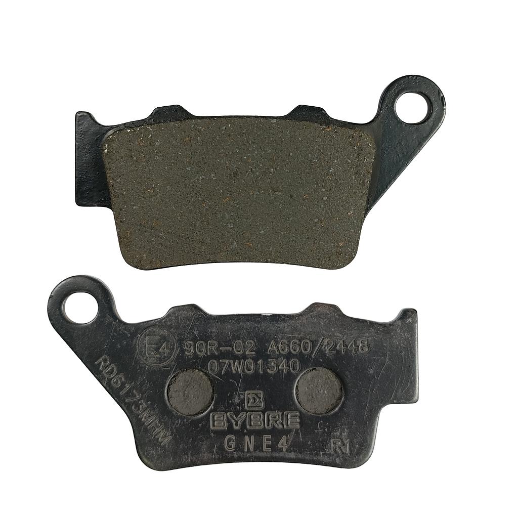 Pastilhas de travao traseiras BYBRE Organicas - FANTIC (CABALLERO 125 MY21-MY25 / 500 MY24-MY25)