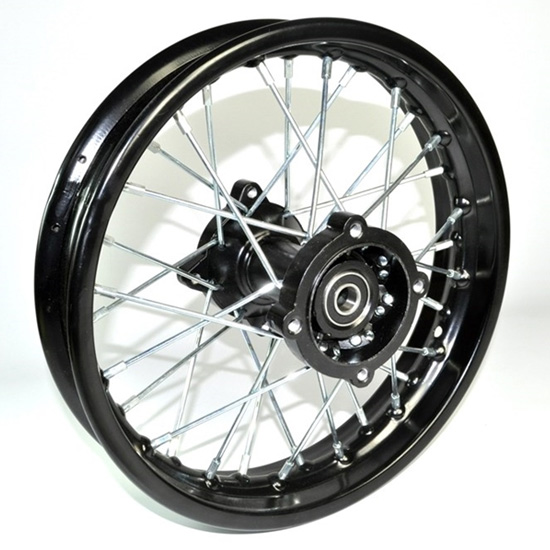 Jante traseira (1.85x12" / eixo 12mm) - Pitbike (MD02)