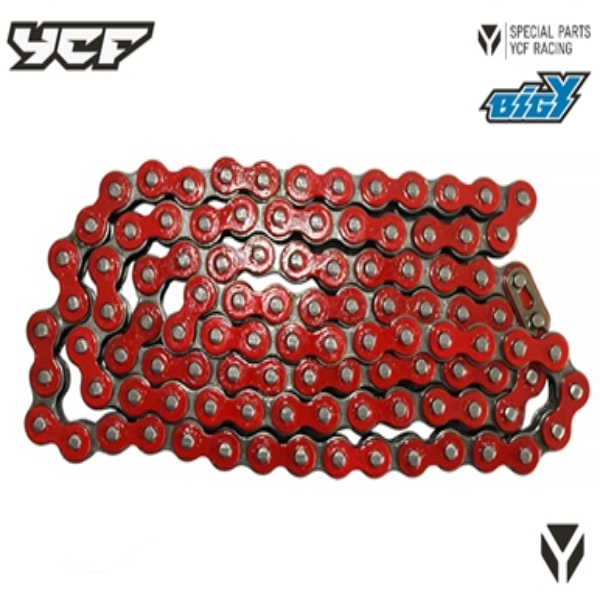 Corrente 420H DX / 116L (REFORÇADA)  (Varias cores) YCF / Pitbike (1423)