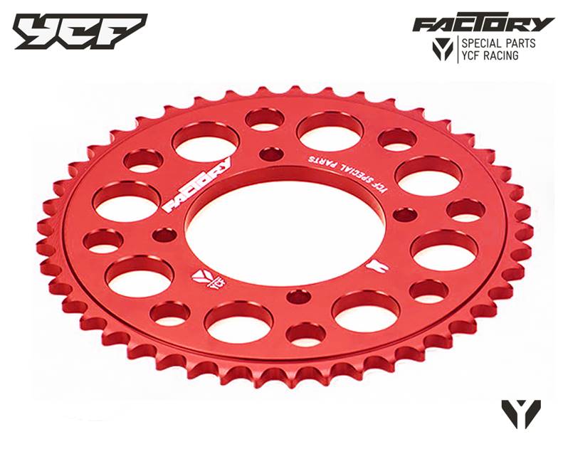 Cremalheira CNC 41T / 420H, C: Ø76mm / FF: 92mm, YCF / Pitbike
