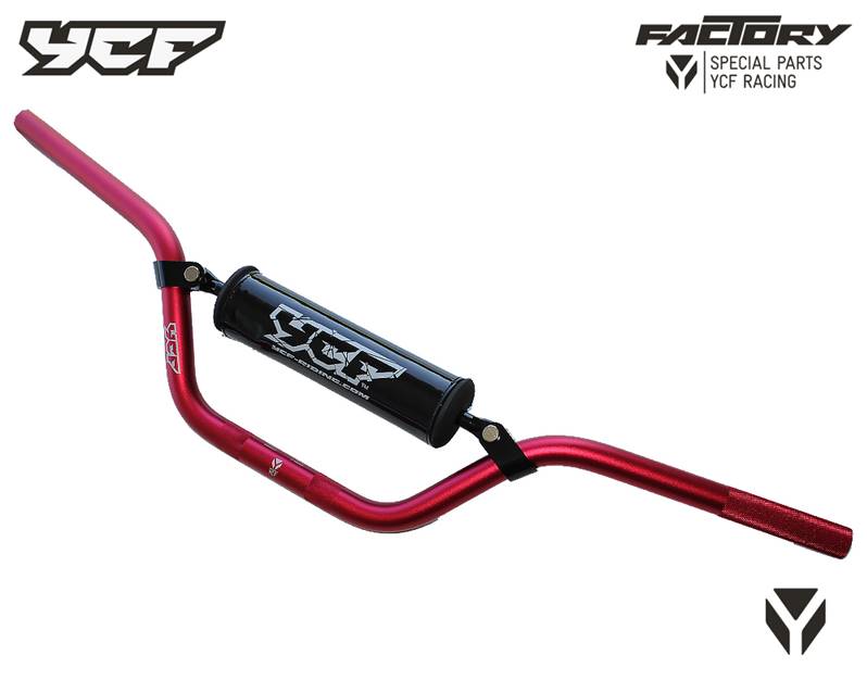 Guiador (Aluminio) (C:740mm D: 22MM) BAIXO (Esponja incl) - YCF Pitbike