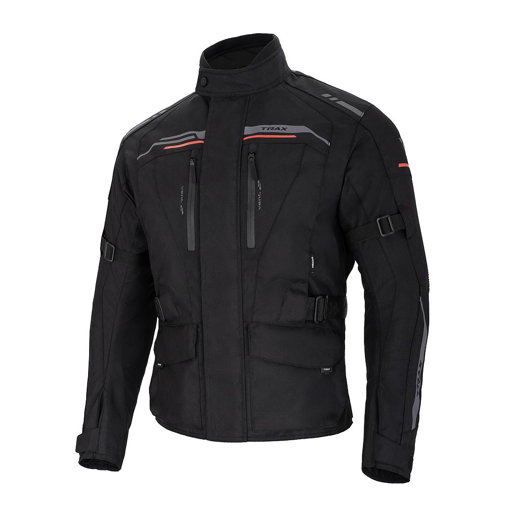 TRAXMOTO: Casaco Rebelx Black/Red - Homem