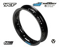 Aro da jante 1.6X17 (Preto), YCF