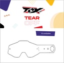 Tear-off 0.3mm p/ oculos Adulto offroad, Tox racing (10 unidades)