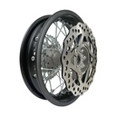 Jante traseira completa 10" (1.85 x10", eixo 15mm) - YCF / Pitbike