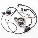 Kit - Parte Eletrica, de 2 BOBINES (cablagem + magnetico + cdi + ...), PITBIKE