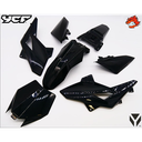 Kit carenagens completo PRETO - YCF (50cc) (›2012)