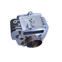 Cilindro SIMPLES (52.4mm) alt.78.5mm - (ALUMINIO) - ECO - Pitbike 125cc (CINZA)