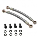 Kit - Tubos do Radiador de Oleo 180mm M8/M8  - Universal