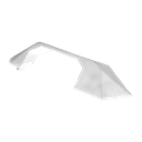 Suporte do Tubo Hidraulico (no Porta Numeros), (BRANCO) YCF / Pitbike