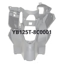 Carenagem inferior do porta-luvas C/ RISCO (preto) (YB125T-8C0001) - Mytos (MOTION 125) C/ RISCO