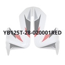 Carenagem Frontal do Farol C/ RISCO (Painel) Vermelho (YB125T-28-020001RED) - Mytos (ZOOM 125) C/ RISCO