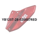 Carenagem Frontal Decorativa Superior Esquerda C/ RISCO (Vermelha) (YB125T-28-020007RED) - Mytos (ZOOM 125) C/ RISCO