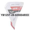 Carenagem Frontal Lateral DIREITA C/ RISCO (Vermelha) (YB125T-28-020005RED) - Mytos (ZOOM 125) C/ RISCO