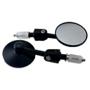 Espelhos (jogo) Tipo 1 "BAR-END", CAFE RACER / UNIVERSAL (Preto)