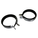 Kit - Abraçadeiras (x2) de Escape 50-125, 139QMB / 152QMI, universal
